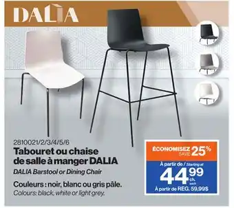 Patrick Morin DALIA Barstool or Dining Chair offer