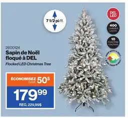 Patrick Morin Flocked LED Christmas Tree offer