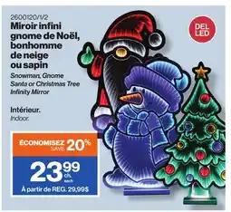 Patrick Morin Snowman, Gnome Santa or Christmas Tree Infinity Mirror offer