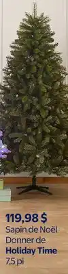 Walmart Sapin de Noël Donner de Holiday Time 7,5 pl offer