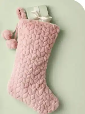 Walmart Bas de Noël en similifourrure offer