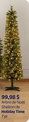Walmart Arbre de Noël Shelton de Holiday Time 7 pi offer
