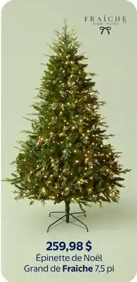 Walmart Épinette de Noël Grand de Fraîche 7.5 pi offer