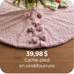 Walmart Cache-pied en similifourrure offer