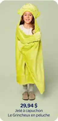 Walmart Jeté à capuchon Le Grincheux en peluche offer