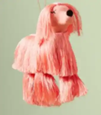 Walmart Ornement en forme de chien à franges offer