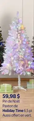 Walmart Pin de Noël Paxton de Holiday Time 6,5 pi offer