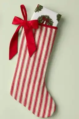 Walmart Bas de Noël rayé offer