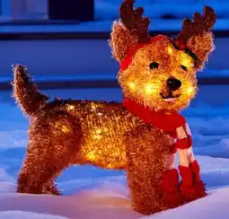 Walmart Chien décoratif à DEL Holiday Time 24 po offer