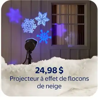 Walmart Projecteur à effet de flocons de neige offer