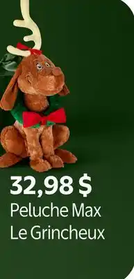 Walmart Peluche Max Le Grincheux offer