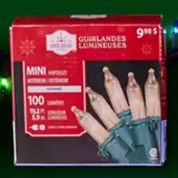 Walmart Jeu de 100 lumières à incandescence Holiday Time offer