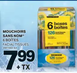L'Intermarché MOUCHOIRS / FACIAL TISSUES, 6 BOÎTES offer
