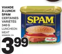 L'Intermarché VIANDE À LUNCH | LUNCHEON MEAT offer