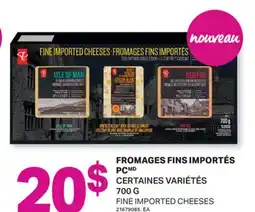 L'Intermarché FROMAGES FINS IMPORTÉS / FINE IMPORTED CHEESES, 700 G offer