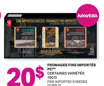 L'Intermarché FROMAGES FINS IMPORTÉS / FINE IMPORTED CHEESES, 700 G offer