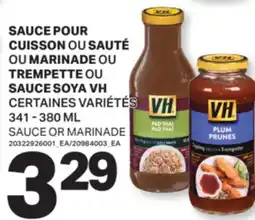 L'Intermarché SAUCE POUR CUISSON OU SAUTÉ OU MARINADE OU TREMPETTE OU SAUCE SOYA/ SAUCE OR MARINADE, 341 - 380 ML offer
