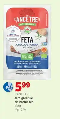 Avril Feta grecque de brebis bio L'ANCÊTRE offer
