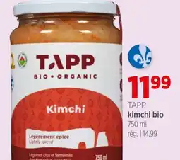 Avril kimchi bio offer