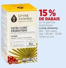 Avril Gamme probiotique LivingAlchemy offer