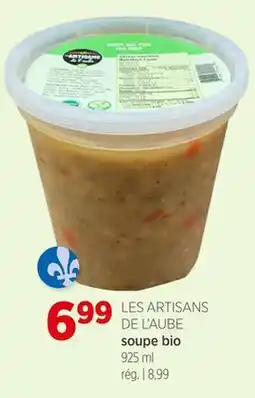 Avril LES ARTISANS DE L'AUBE Soupe bio offer