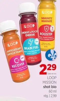 Avril LOOP MISSION shot bio offer