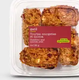 Avril Courgettes et quinoa offer