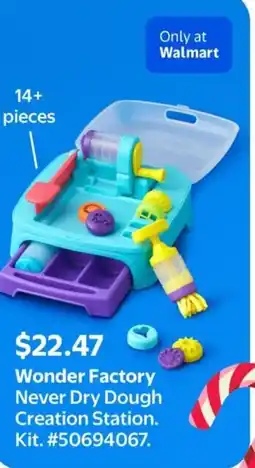Walmart Wonder Factory Never Dry Dough Creation Station offer