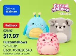Walmart Fuzzamallows 12" Plush offer