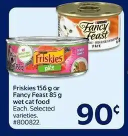 Walmart FRISKIES 156 G OR FANCY FEAST 85 G WET CAT FOOD offer