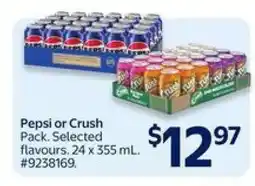 Walmart Pepsi or Crush Pack offer