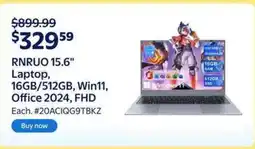 Walmart RNRUO 15.6 Laptop offer