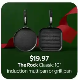 Walmart The Rock Classic 10 induction multipan or grill pan offer