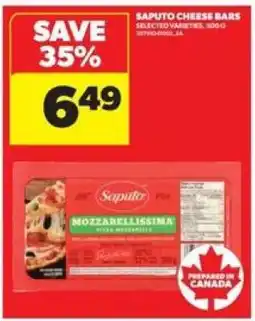 Real Canadian Superstore Saputo Cheese Bars offer