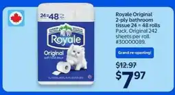 Walmart Royale Original 2-ply bathroom tissue offer