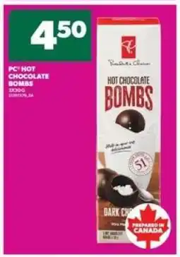 Real Canadian Superstore PC Hot Chocolate Bombs offer