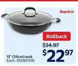 Walmart Starfrit Wok offer