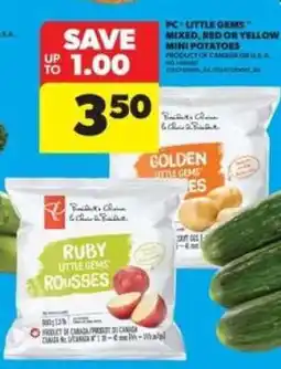Real Canadian Superstore PC Little Gems Mini Potatoes offer