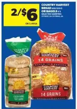 Real Canadian Superstore COUNTRY HARVEST BREAD OR BAGELS offer