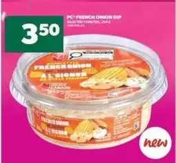 Real Canadian Superstore PC French Onion Dip offer