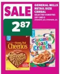 Real Canadian Superstore General Mills Retail-Size Cereal offer