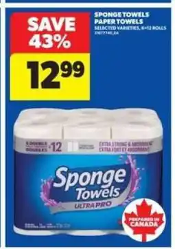 Real Canadian Superstore Sponge Towels Paper Towels offer