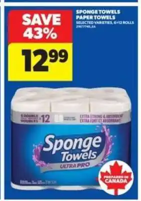 Real Canadian Superstore Sponge Towels Paper Towels offer