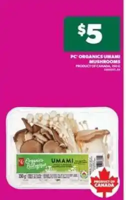Real Canadian Superstore PC Organics Umami Mushrooms offer