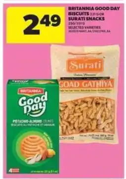 Real Canadian Superstore Britannia Good Day Biscuits / Surati Snacks offer
