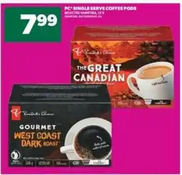 Real Canadian Superstore PC Single Serve Coffee Pods offer