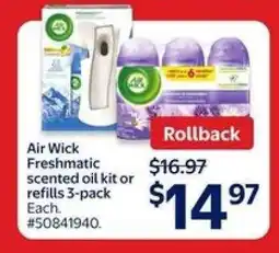 Walmart Air Wick Freshmatic offer