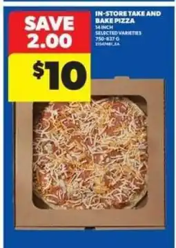 Real Canadian Superstore In-Store Take and Bake Pizza offer