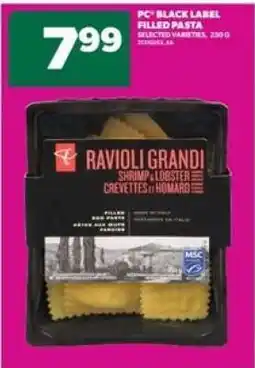 Real Canadian Superstore PC Black Label Filled Pasta offer