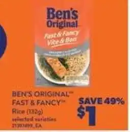 Real Canadian Superstore BEN'S ORIGINAL Fast & Fancy Rice offer